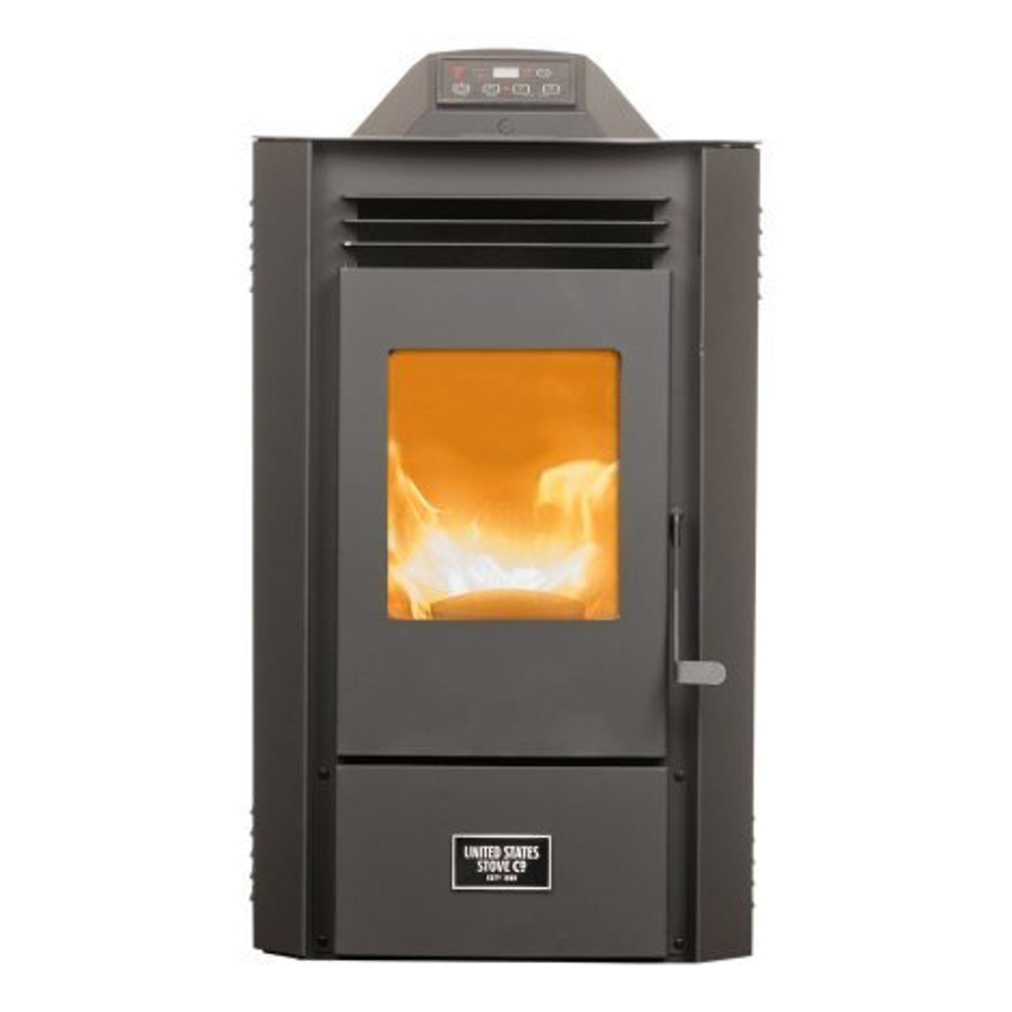 United States Stove Company, 1300 Sq. Ft. WiFi Pellet Stove 50 lb Hopper, Heating Capability 1300 ft², Model# US5513-W